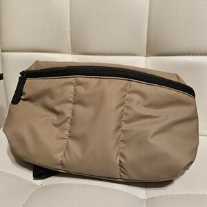 Calpak taupe bag